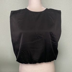 And Now This Black Women’s Satin Top